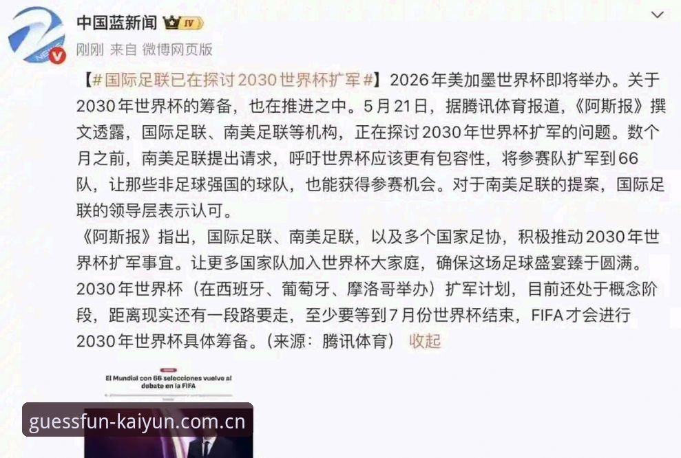 KaiYun竞猜怎么样 世界杯扩军至66队的全面解析:中国男足迎来历史性机遇